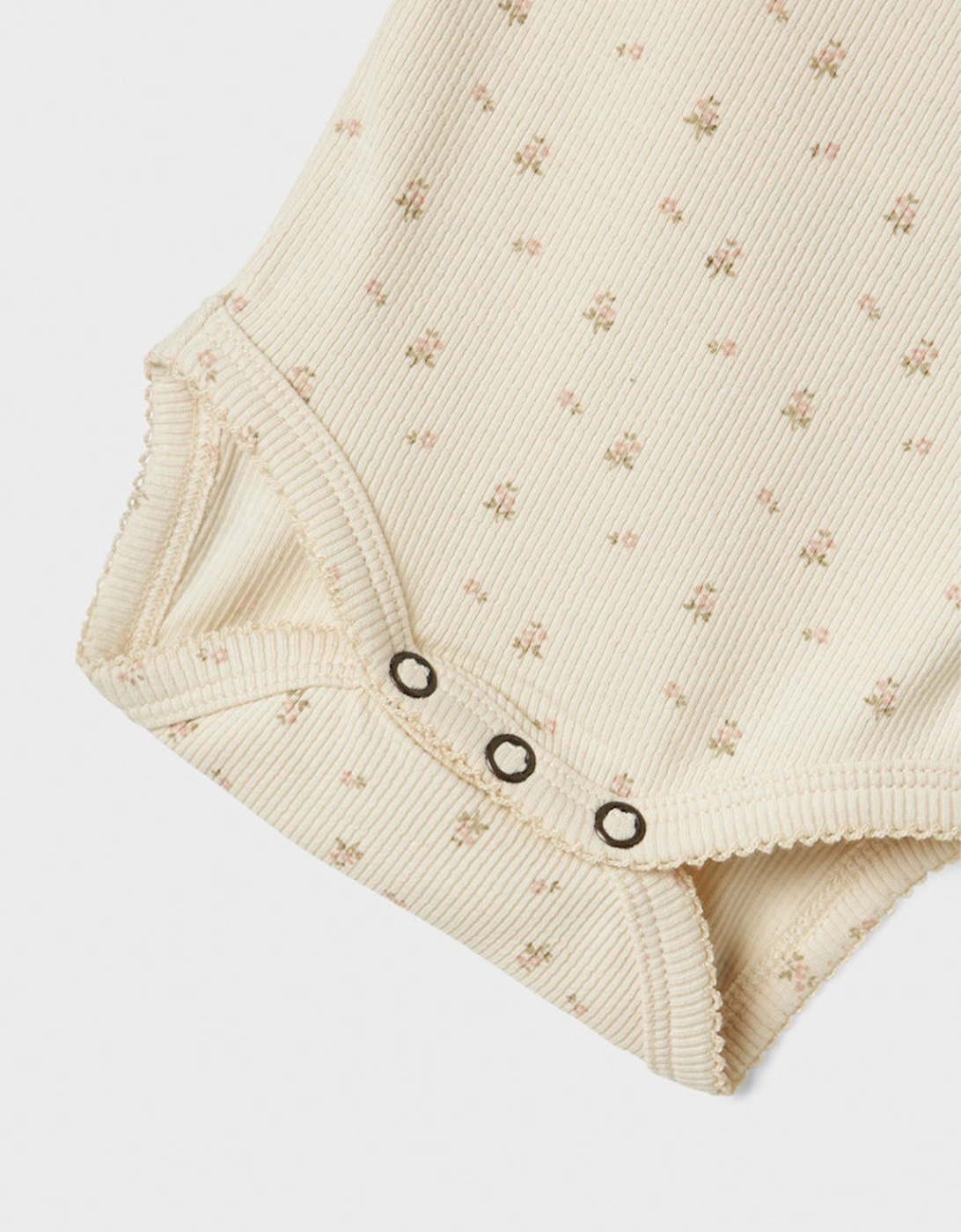 Baby Girl's Gago Long Sleeve Slim Bodysuit Turtledove Flower