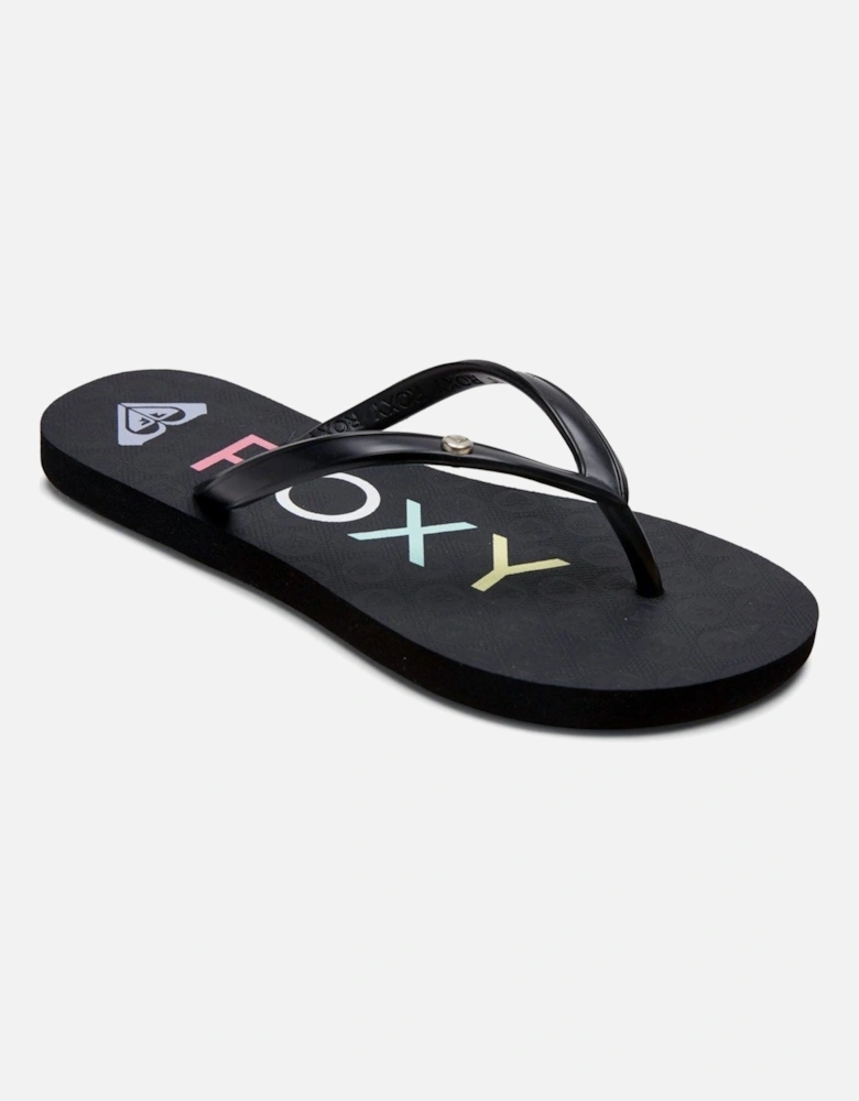 Kids Sandy Sandals Flip Flops - Black