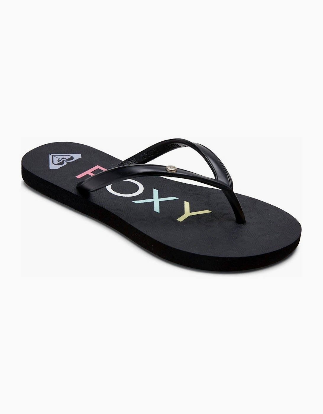 Roxy Unisex Black Sandy Sandals Flip Flops - Size 12K Kids