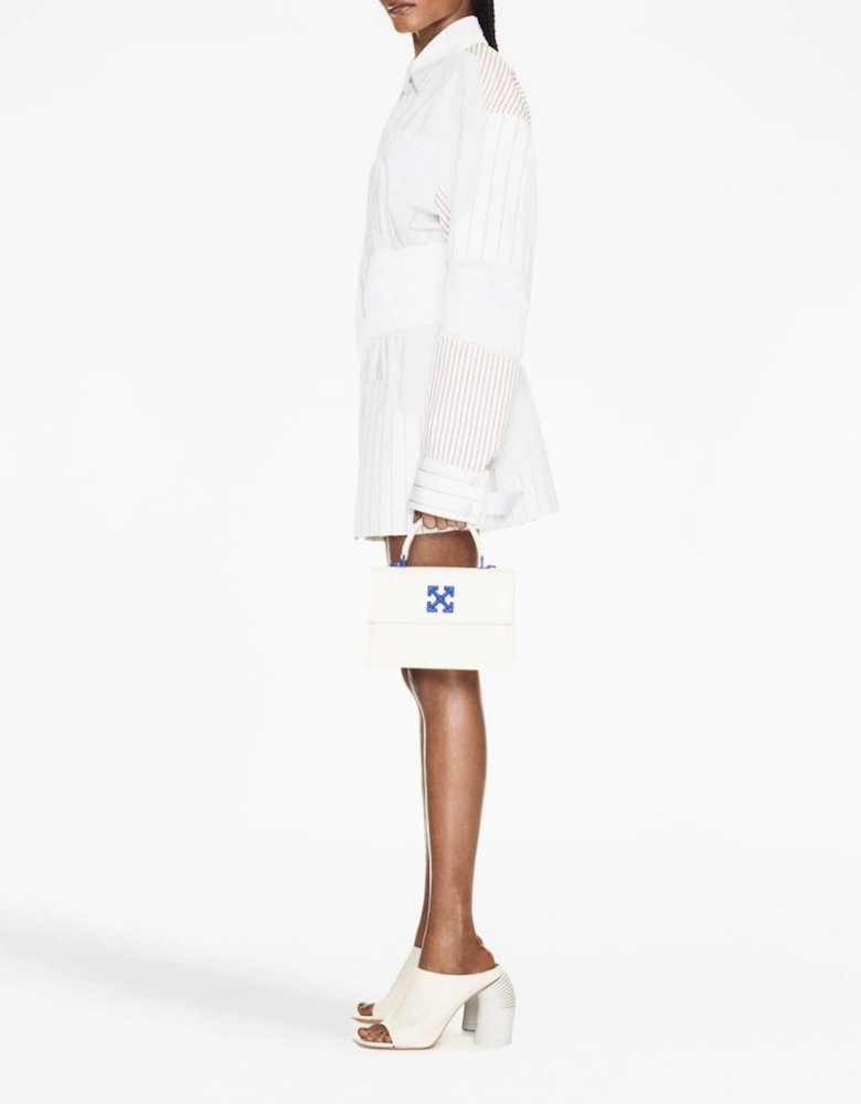 Off White Jitney 1.4 Top Handle White
