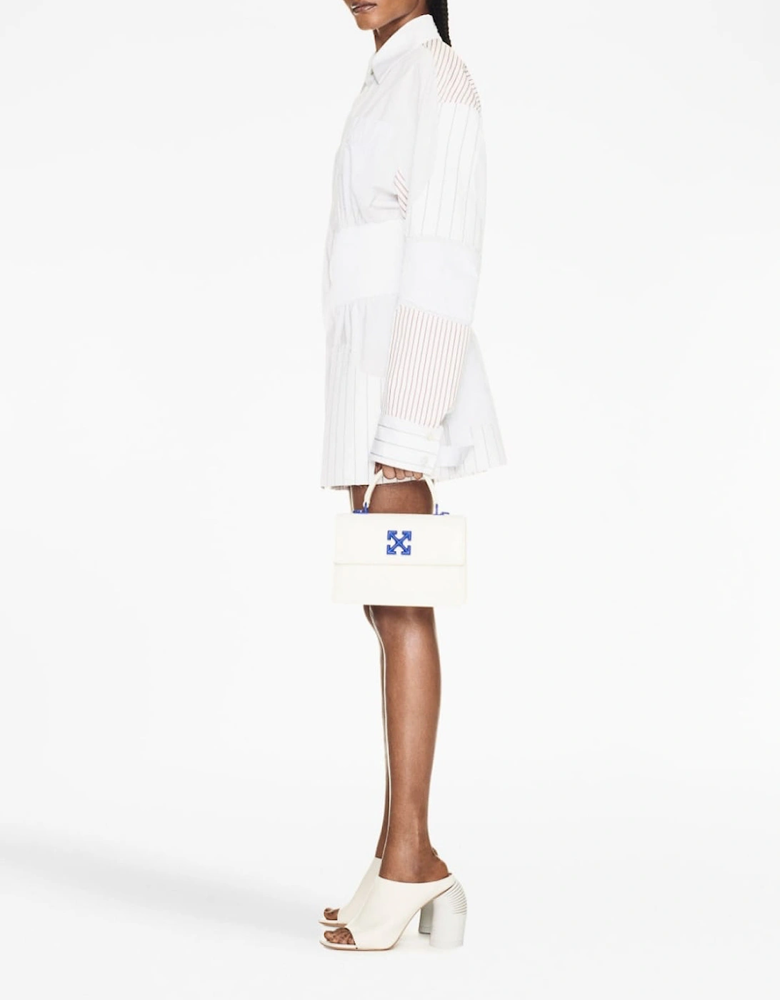 Off White Jitney 1.4 Top Handle White