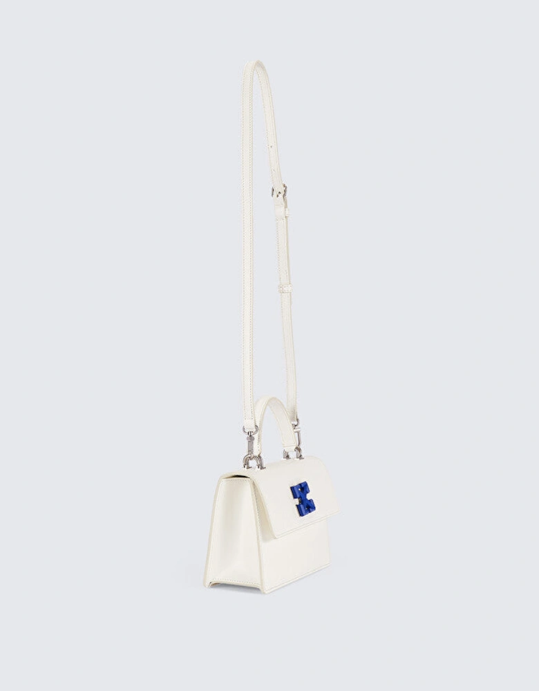 Off White Jitney 1.4 Top Handle White