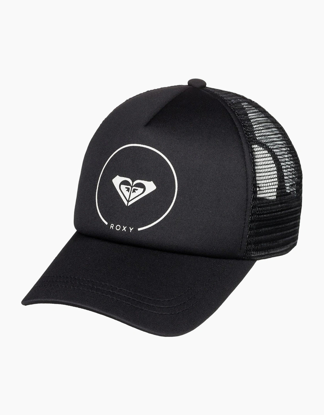 Women's Roxy Womens Truckin Mesh Trucker Baseball Cap - Black - Size: ONE size