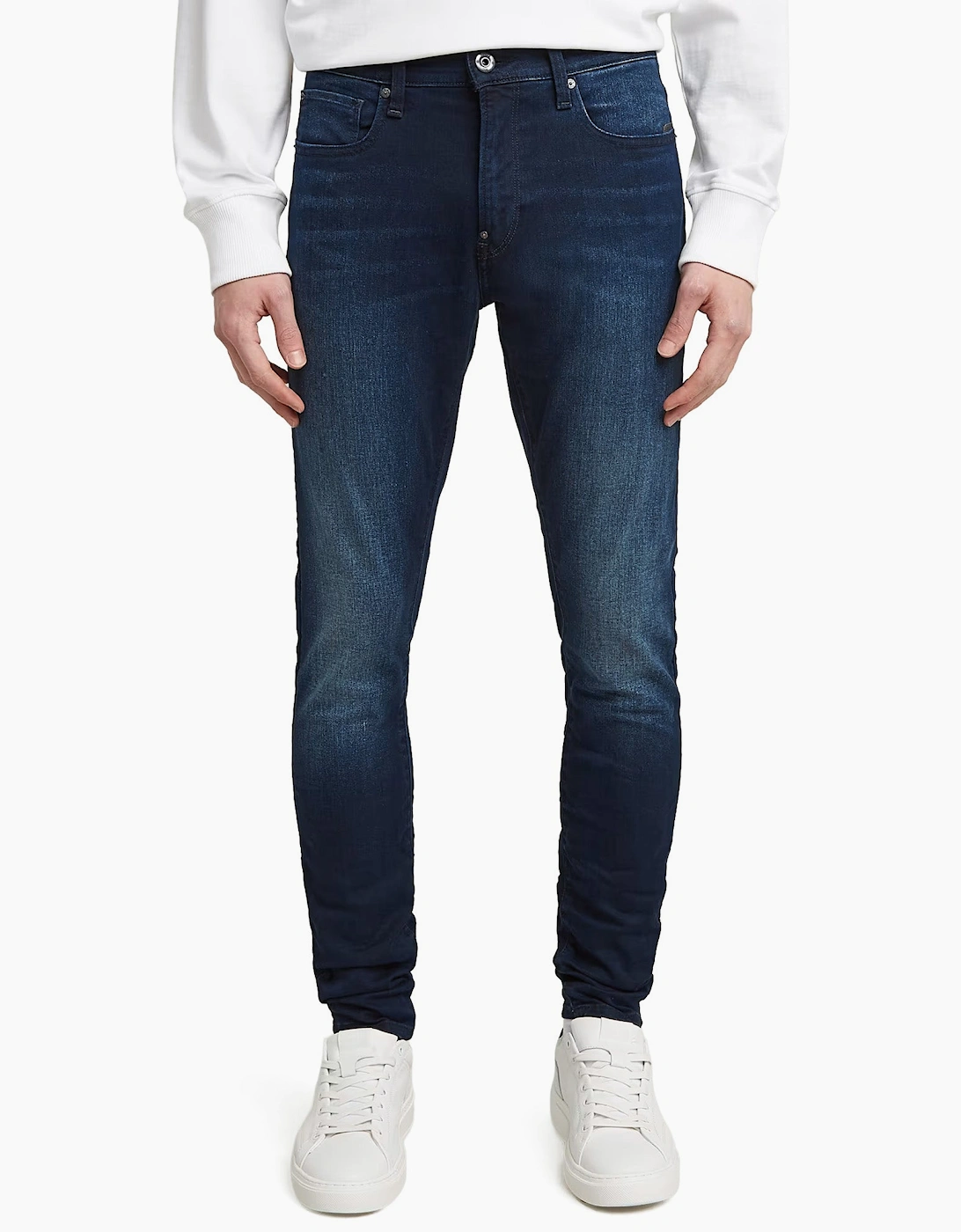 G-Star Men's Navy Revend Skinny Jeans  32/30 30/32