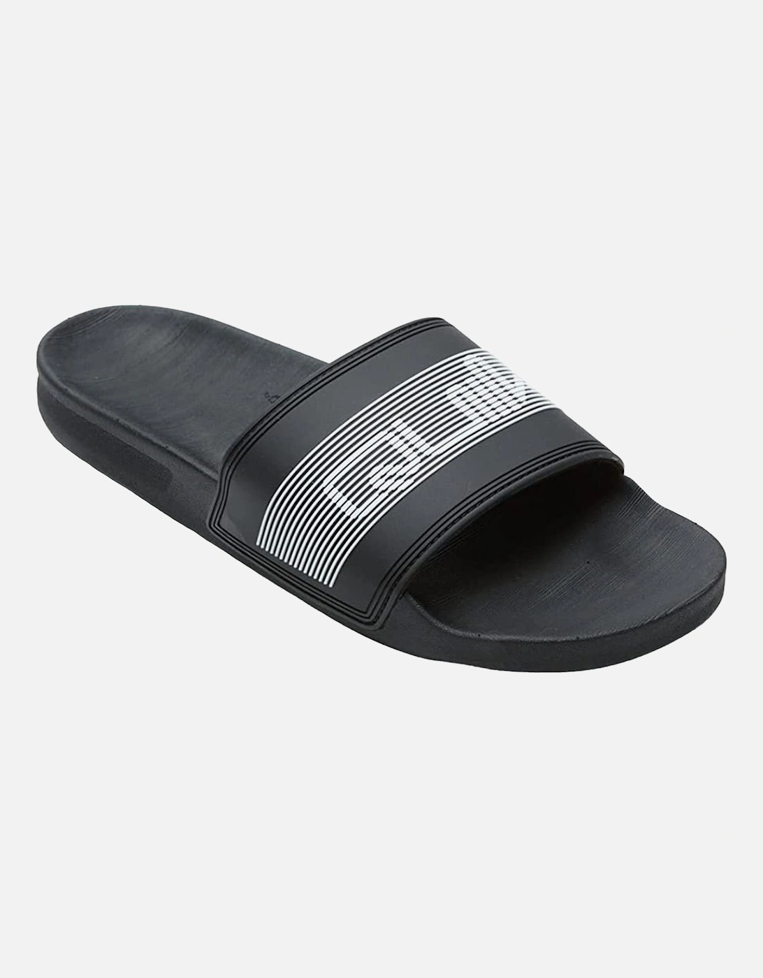 Mens Rivi Wordmark Sandals Flip Flops Sliders, 2 of 1