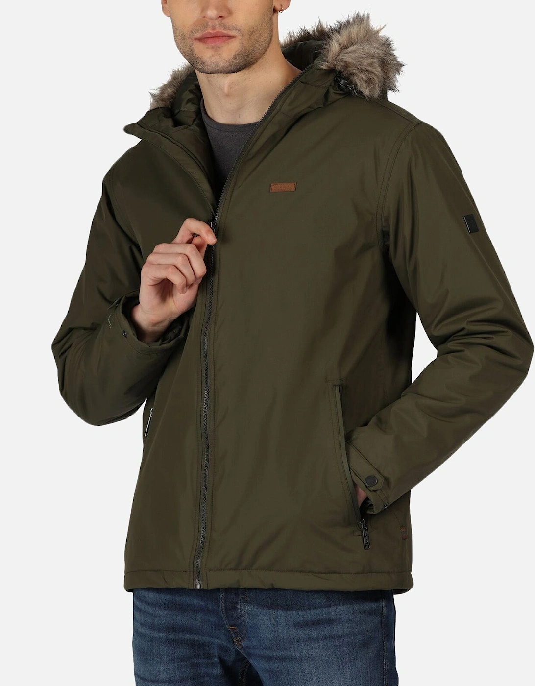 Mens Haig Waterproof Insulated Jacket, 2 of 1