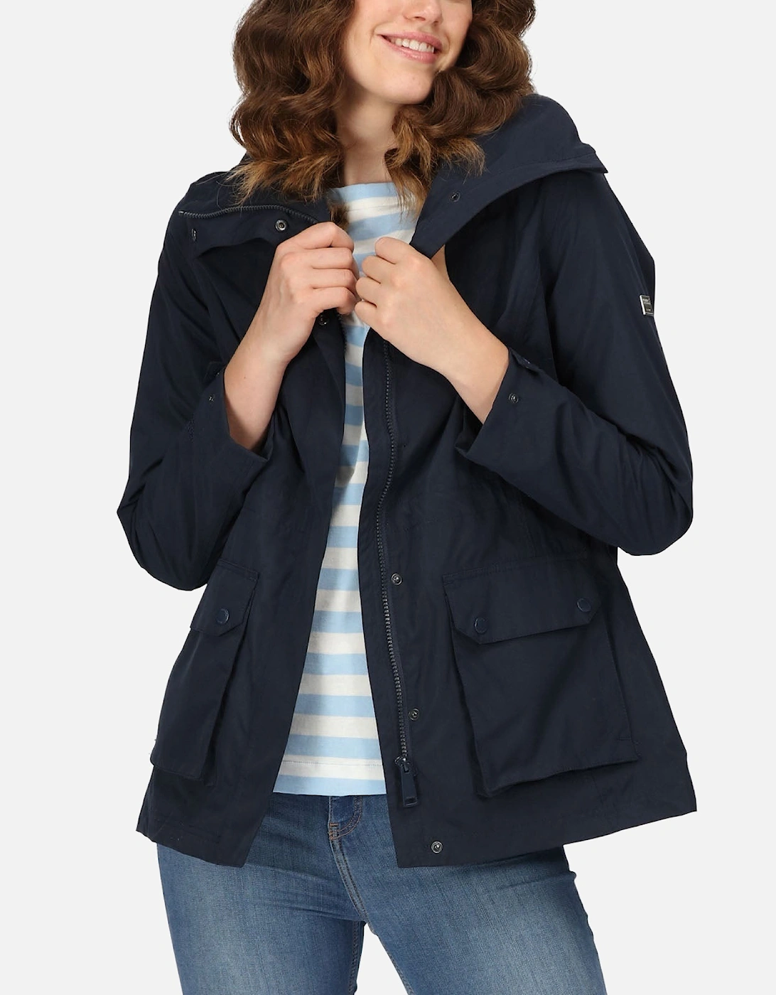 Womens Novalee Giovanna Fletcher Collection Waterproof Jacket Coat, 2 of 1