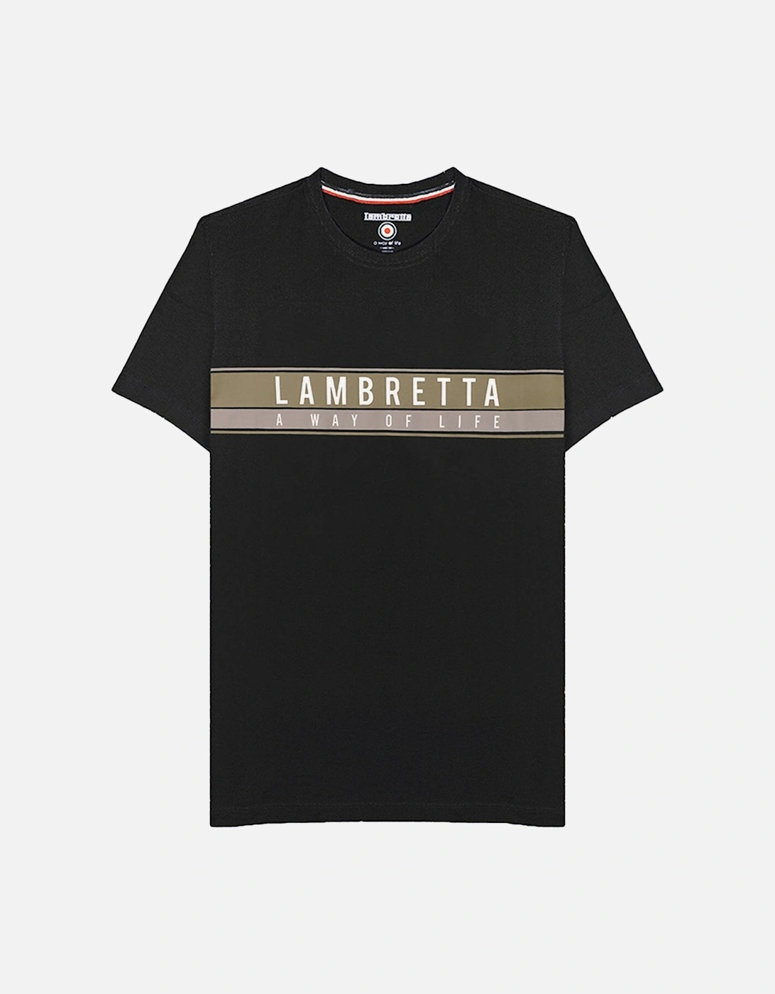Mens Chest Stripe T-Shirt, 2 of 1