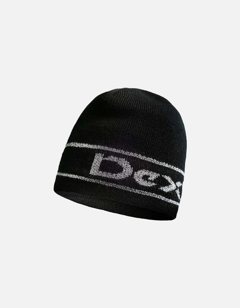 Reflective Logo Waterproof Beanie - Black