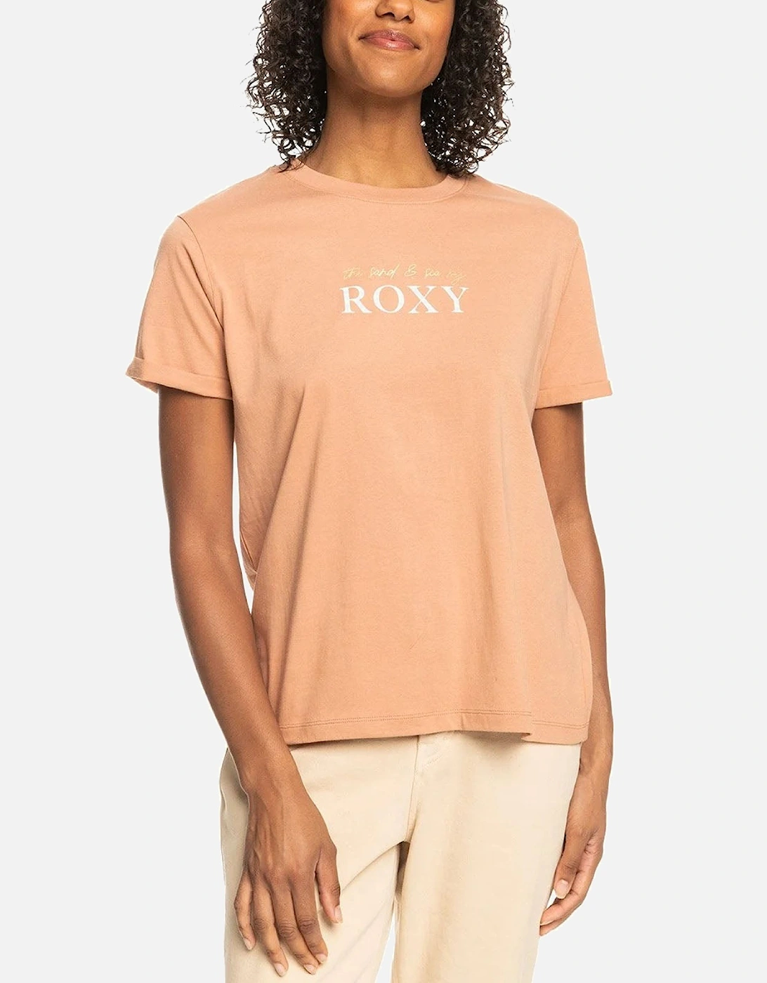 Womens Noon Ocean Crew Neck T-Shirt, 2 of 1