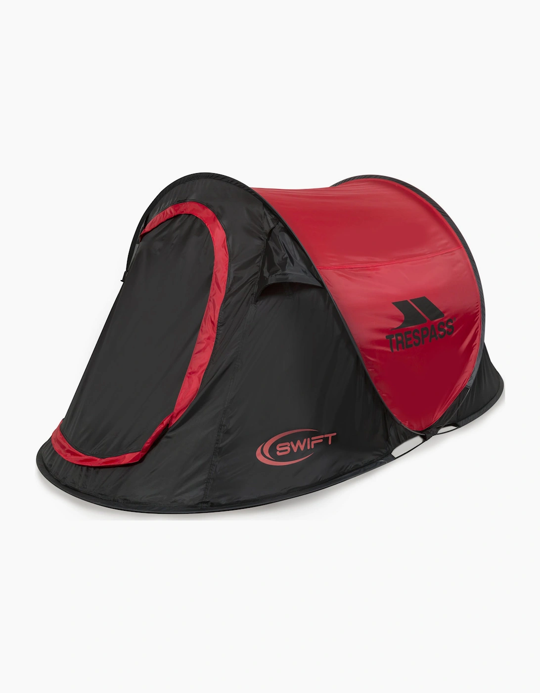 Trespass Men's Red Swift2 Waterproof Two Person Pop Up Camping Tent - 245 X 145 X 100Cm - Size: One Size