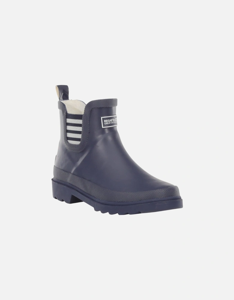 Kids Harper Ankle Low Rise Wellies - Navy