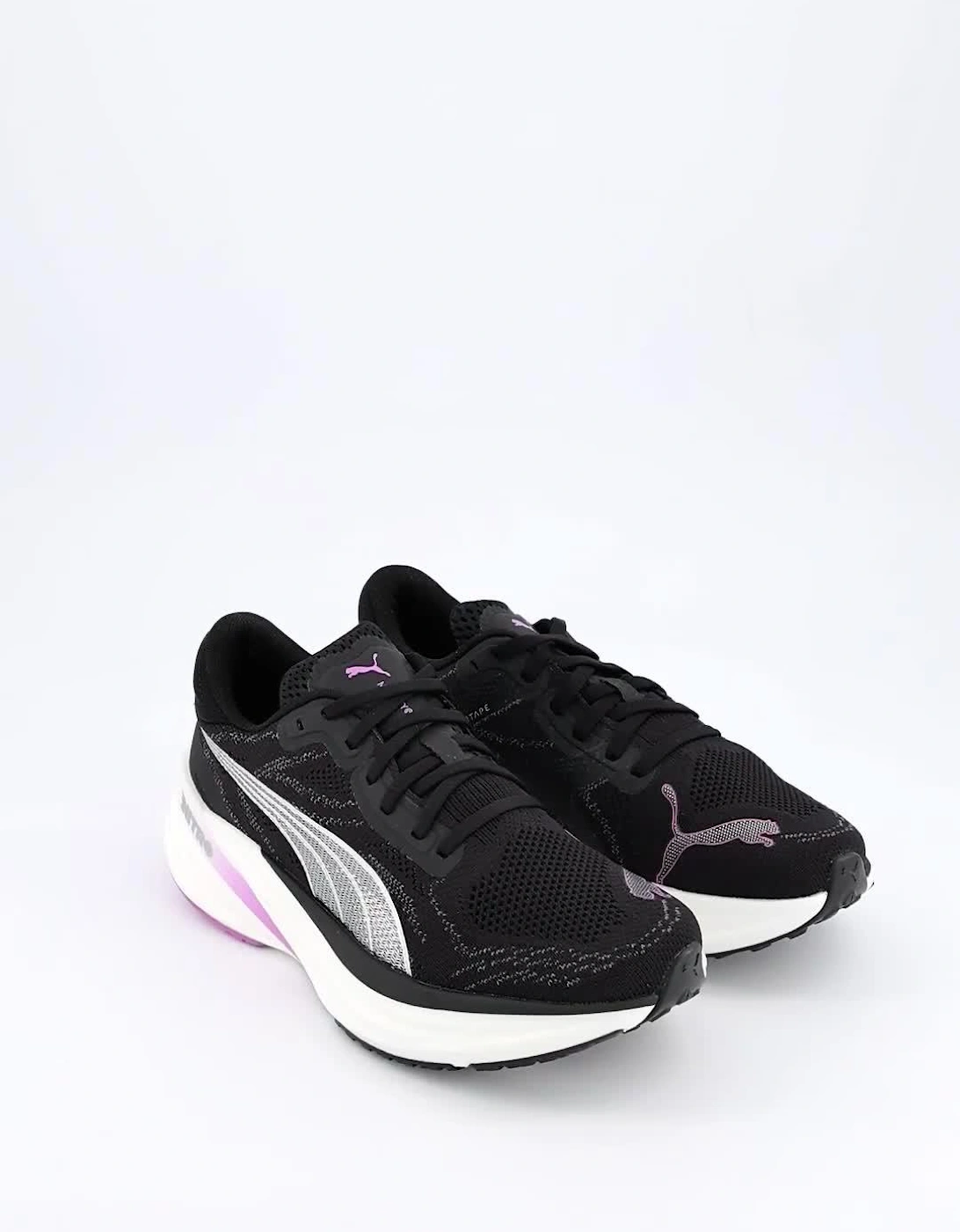 Womens Running Magnify Nitro 2 Trainers - Black-Pure Magenta