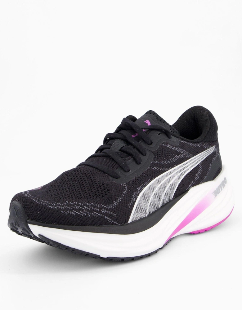 Womens Running Magnify Nitro 2 Trainers - Black-Pure Magenta