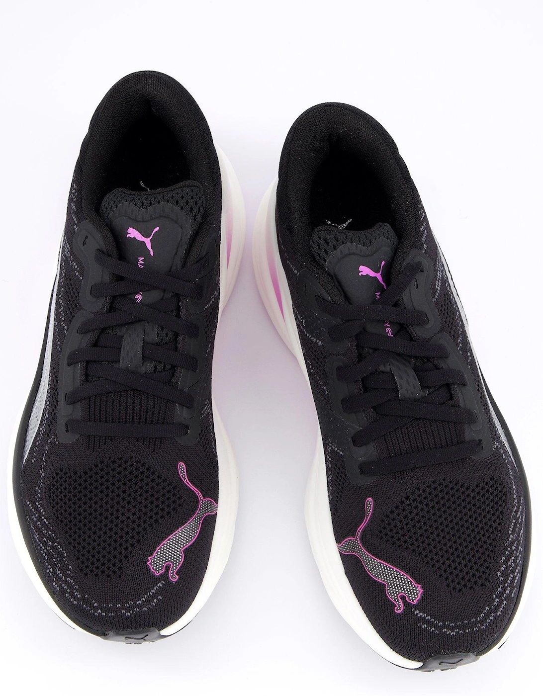 Womens Running Magnify Nitro 2 Trainers - Black-Pure Magenta