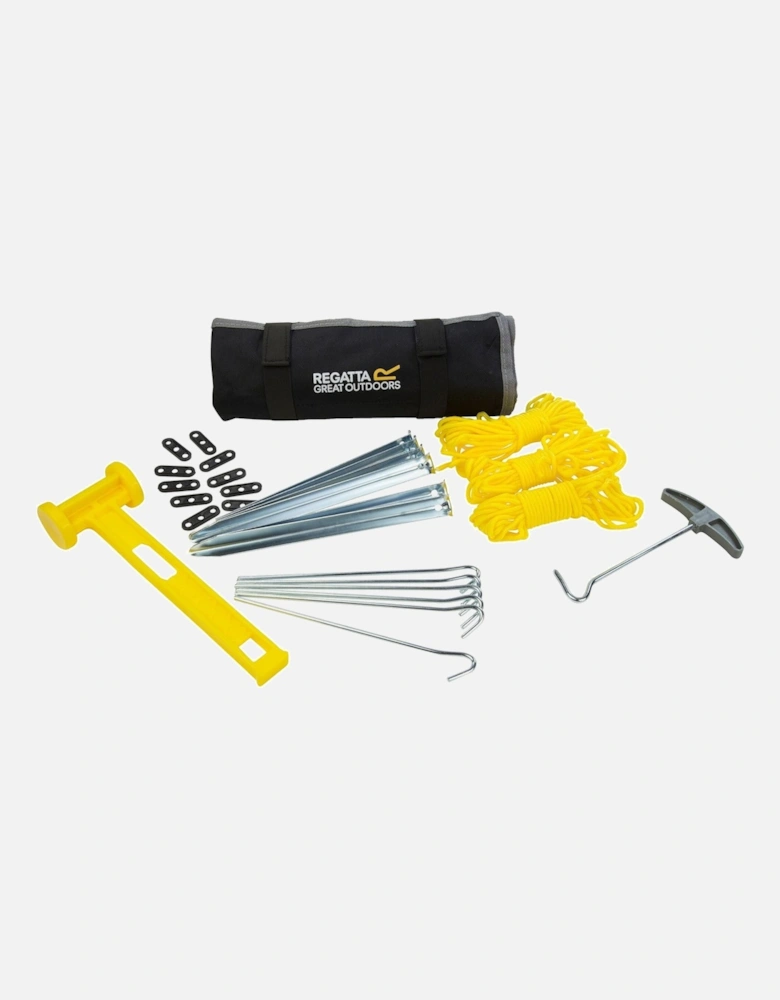 Camping Accessory Kit With Zip Up Carry Case - Black