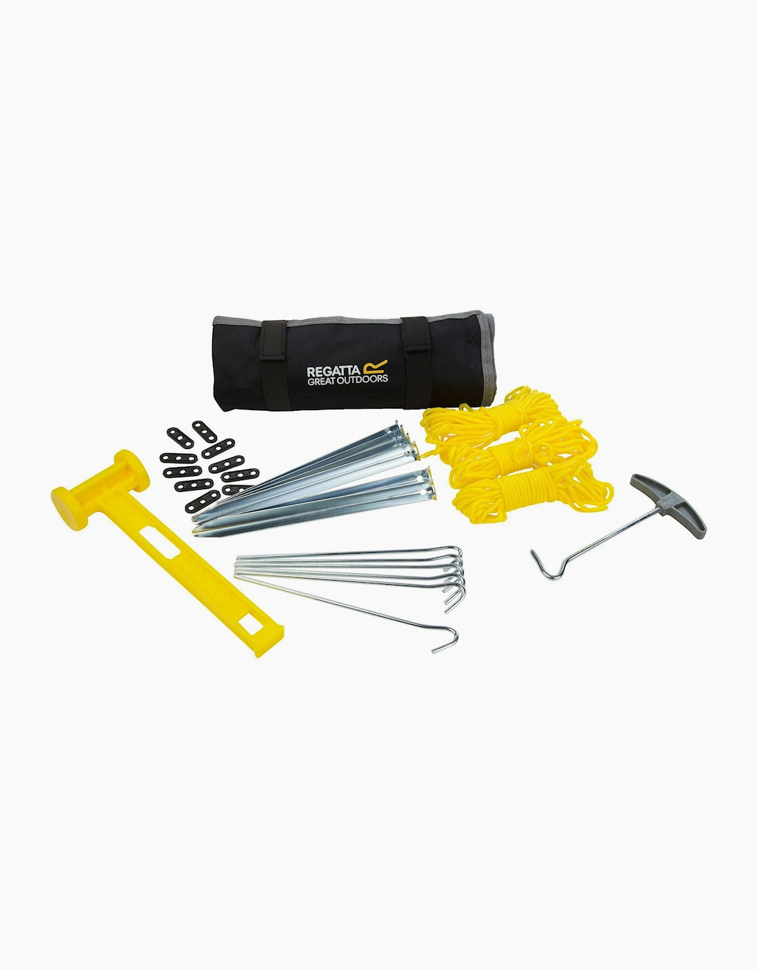 Regatta Camping Accessory Kit With Zip Up Carry Case - Black - Size, One Size