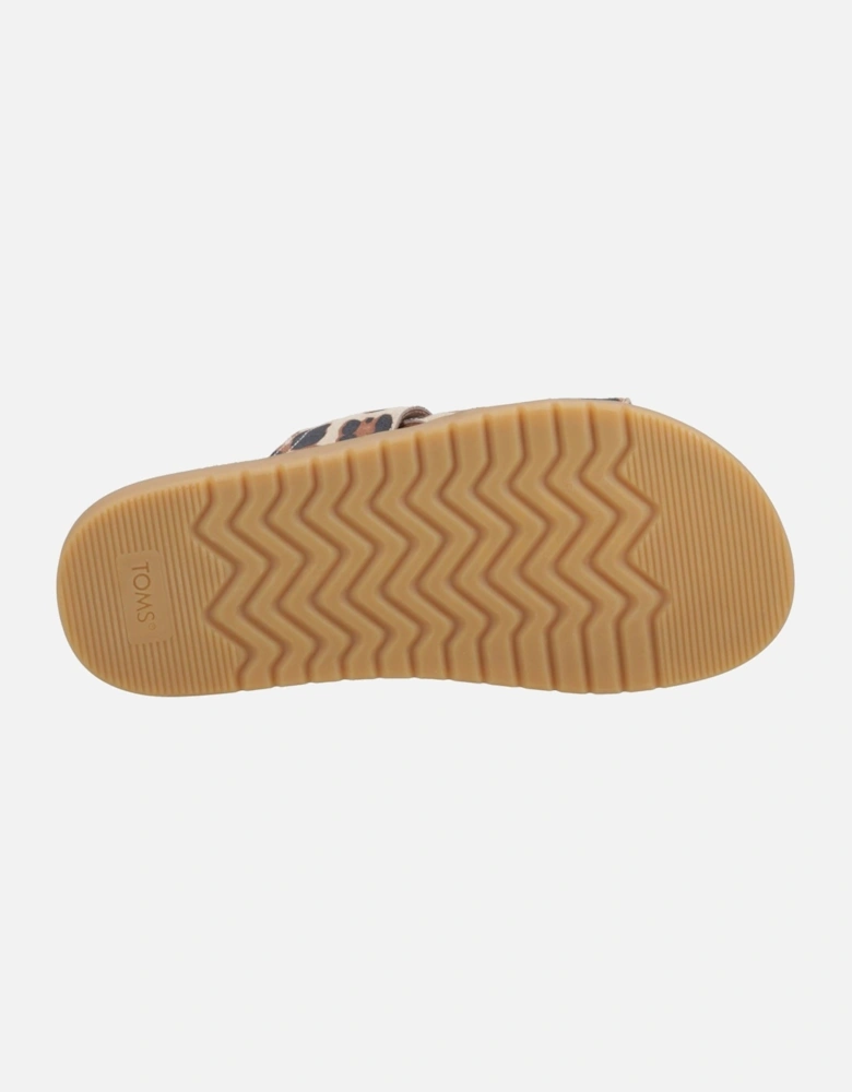Marin Suede Women's Oatmeal Leopard Sandals