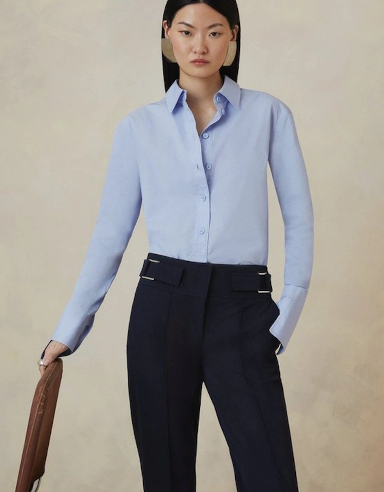The Founder Cotton Poplin Woven Shirt