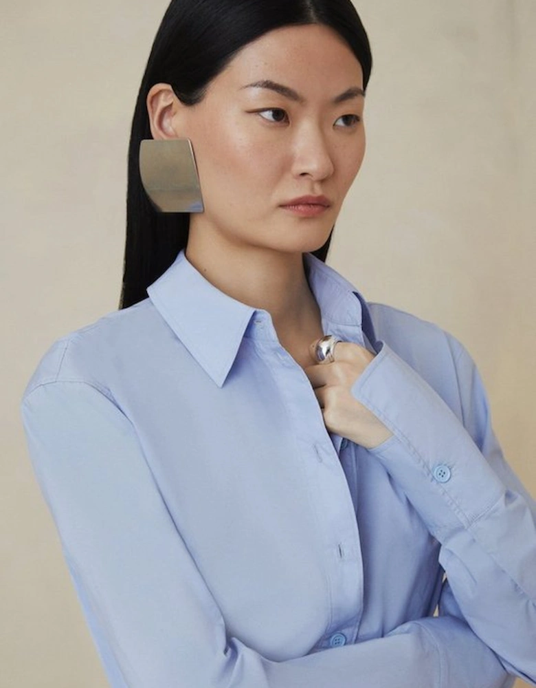 The Founder Cotton Poplin Woven Shirt
