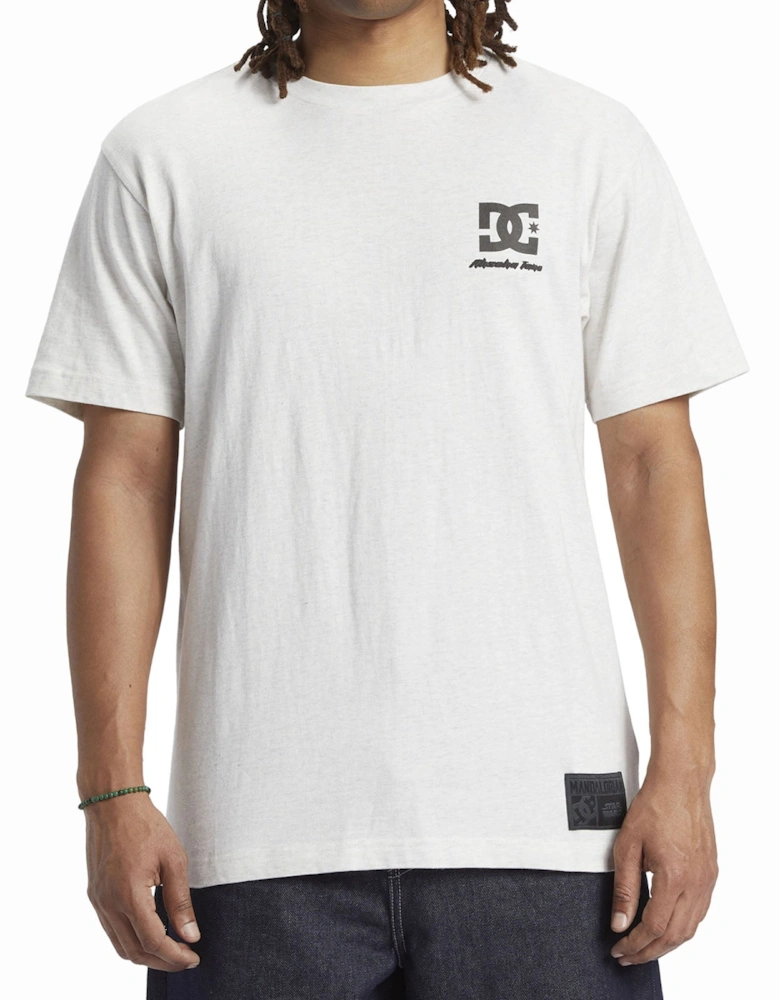 Mens Star Wars Ahsoka Tano T-Shirt - Snow Heather