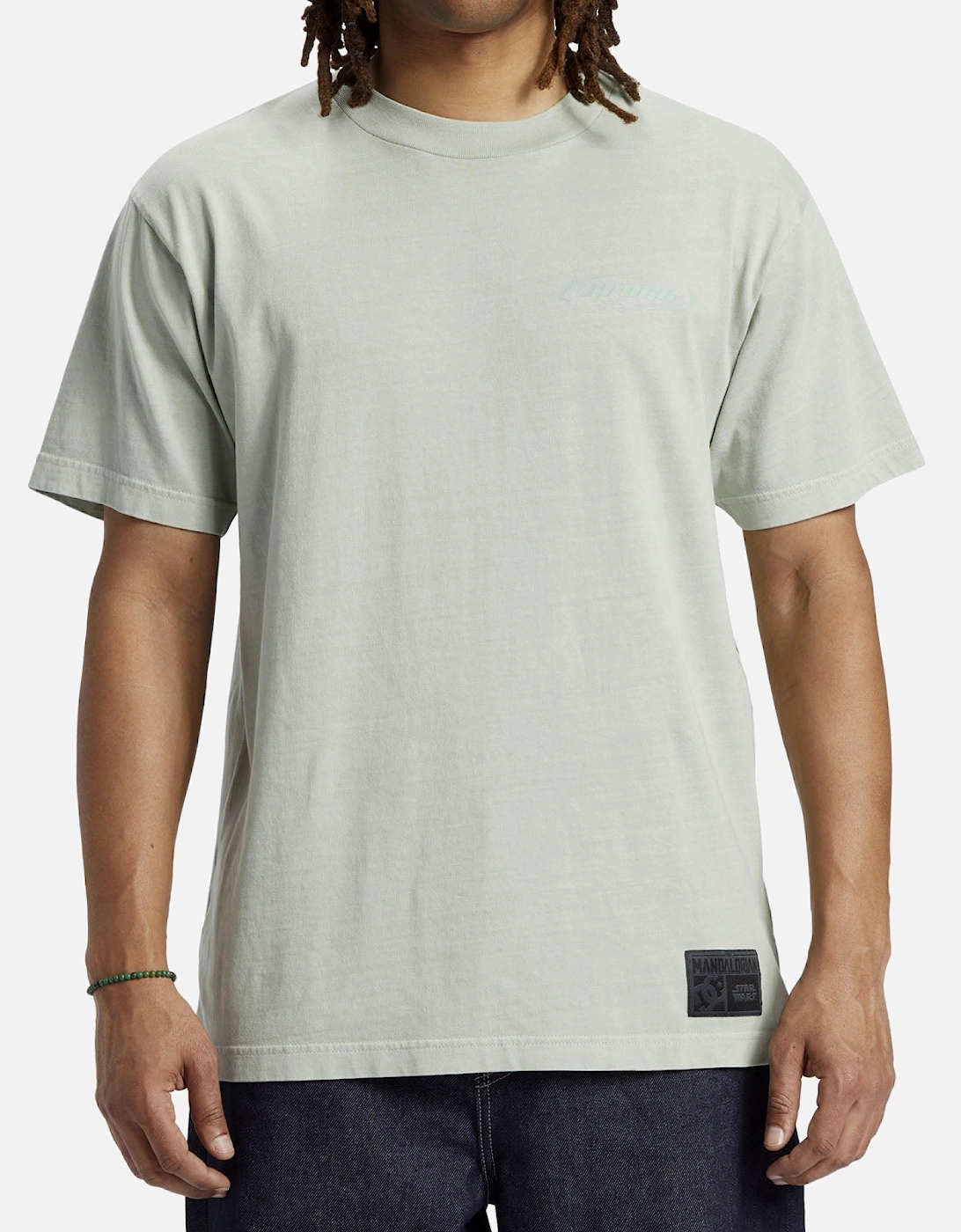 Mens Grogu The Child Crew Neck T-Shirt - Silt Green, 2 of 1