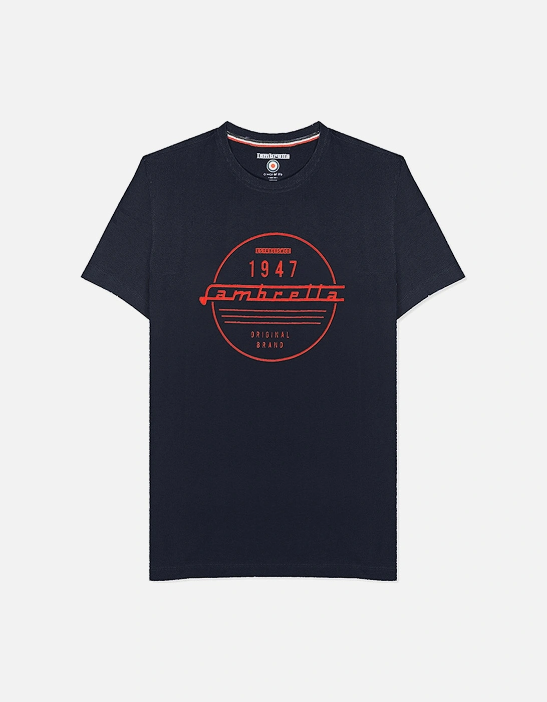 Mens 47 Script Graphic T-Shirt - Navy, 2 of 1