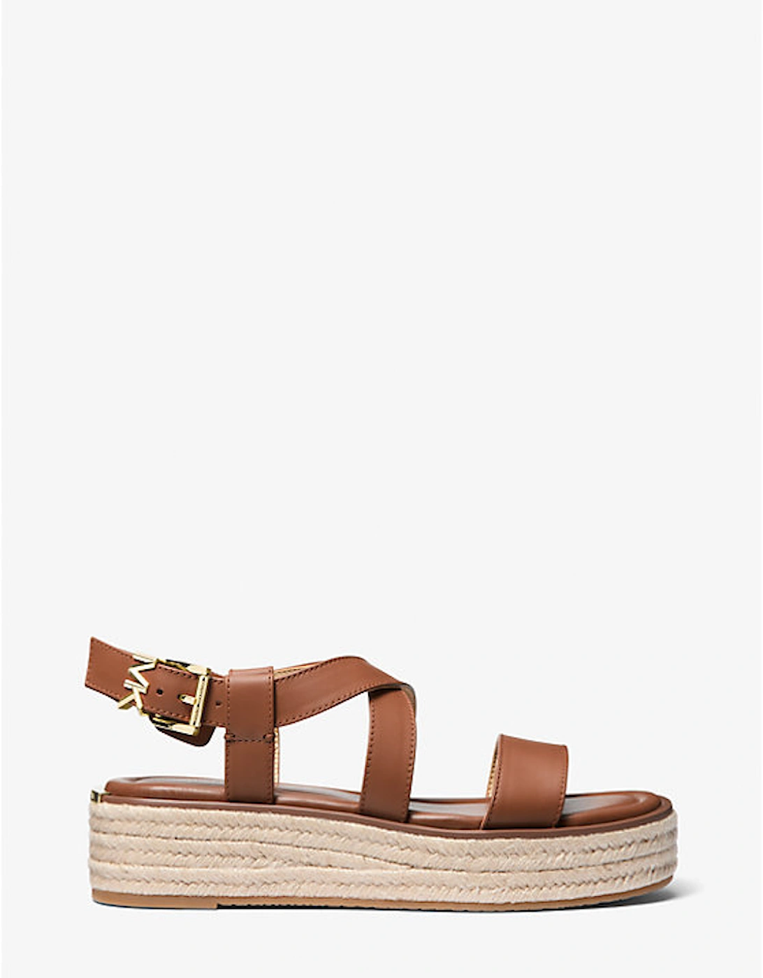 Lynn Leather Platform Espadrille Sandal