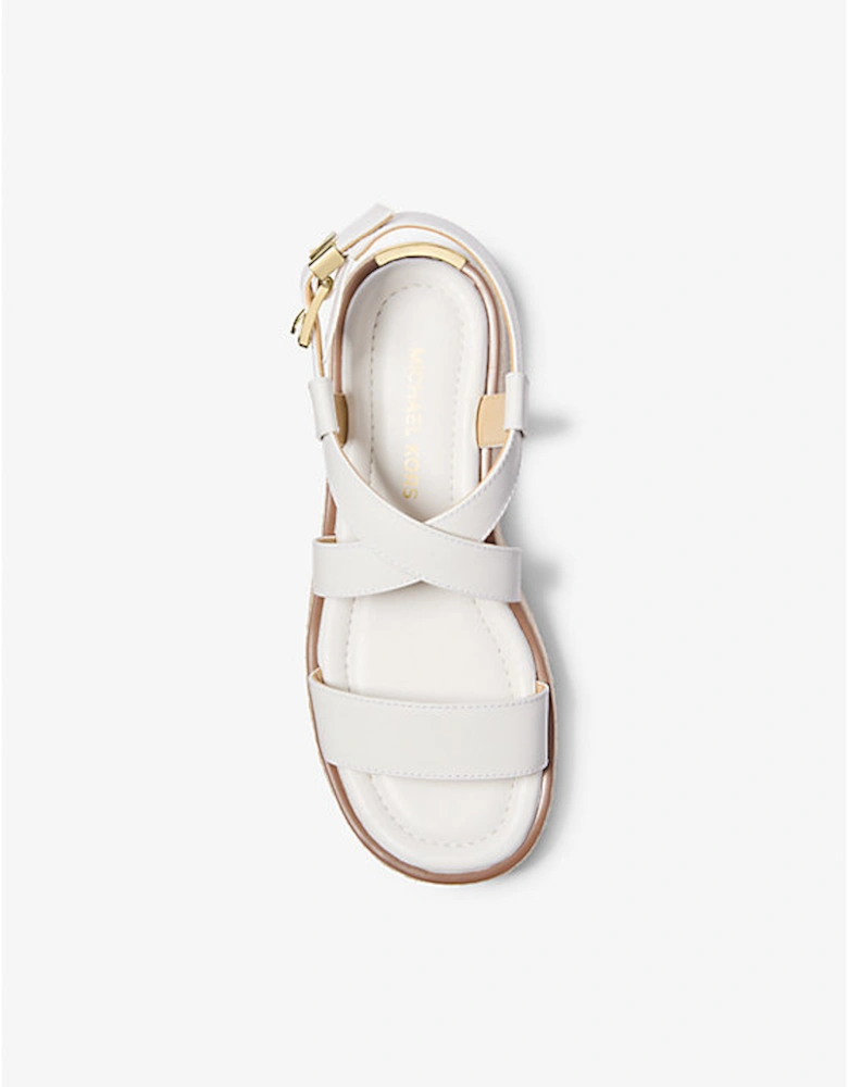Lynn Leather Platform Espadrille Sandal