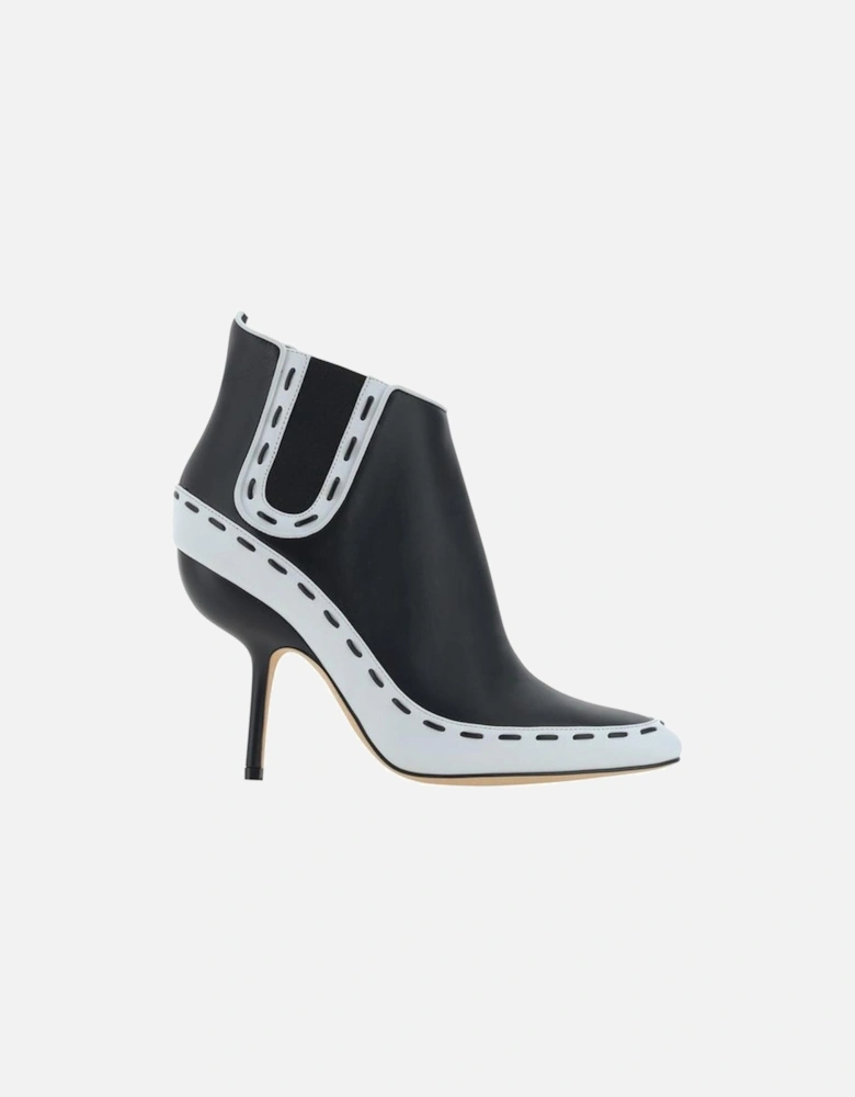 Leather Rizas Pumps with Stiletto Heel Women - Black