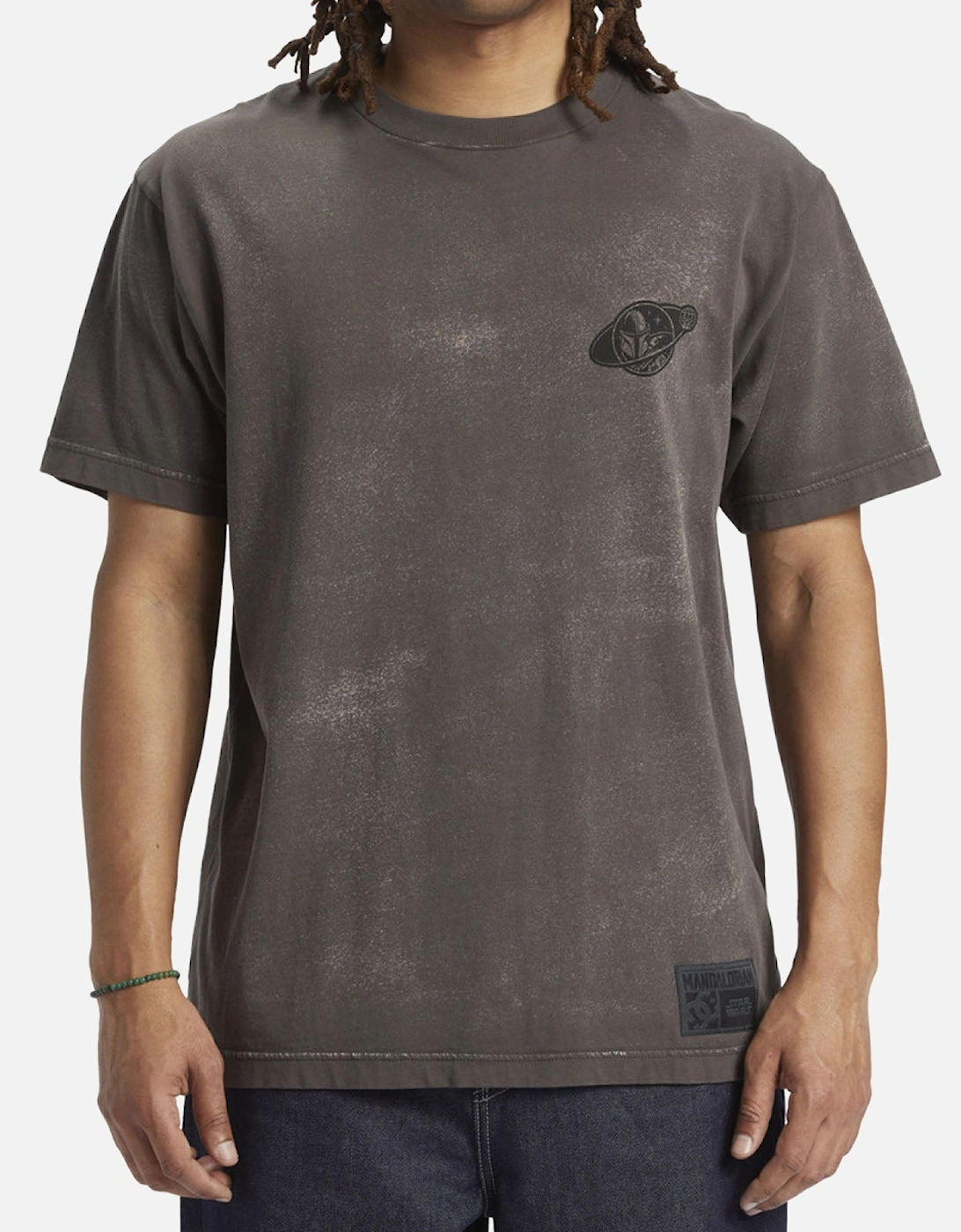 Mens X Star Wars Mando Travel T-Shirt - Grey, 2 of 1