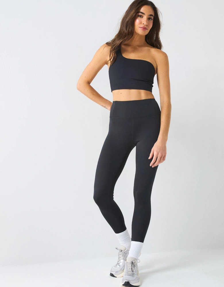 Womens Training Uma One Shoulder Bra - Black