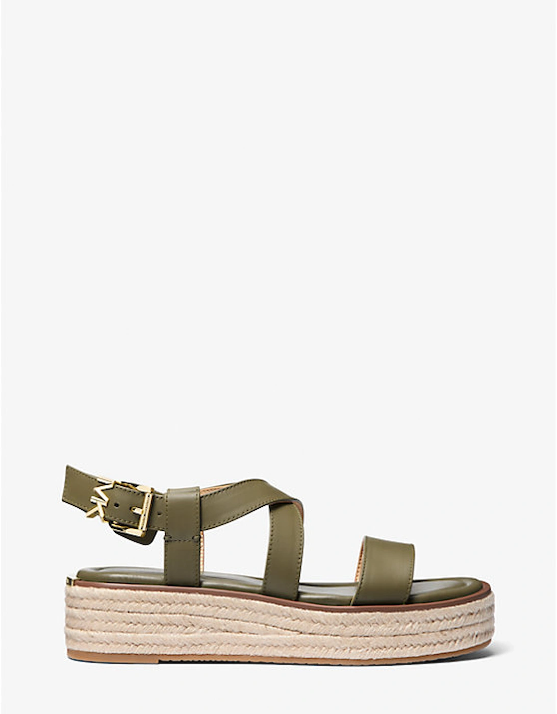 Lynn Leather Platform Espadrille Sandal