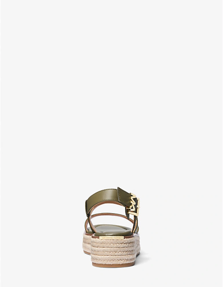 Lynn Leather Platform Espadrille Sandal