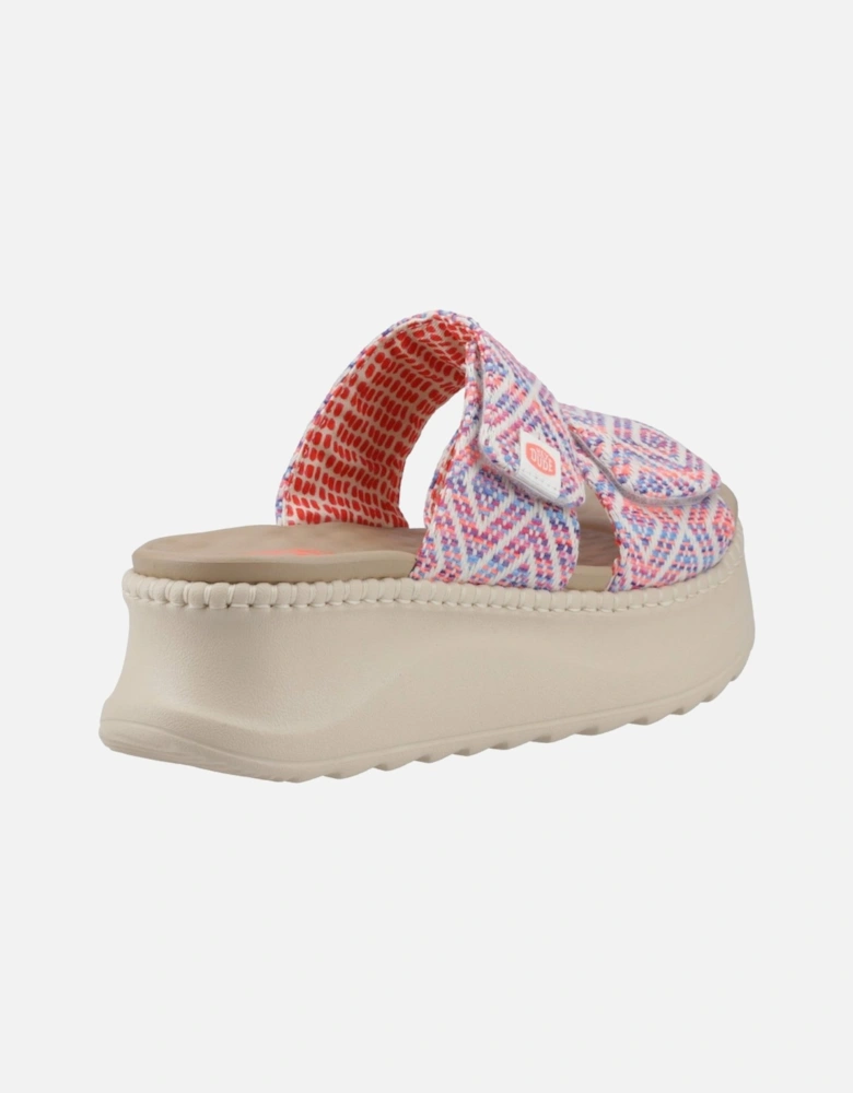 Delray Slide Surf Baja Womens Platform Sandals