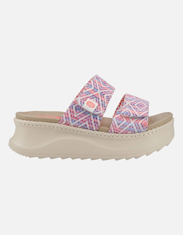 Delray Slide Surf Baja Womens Platform Sandals