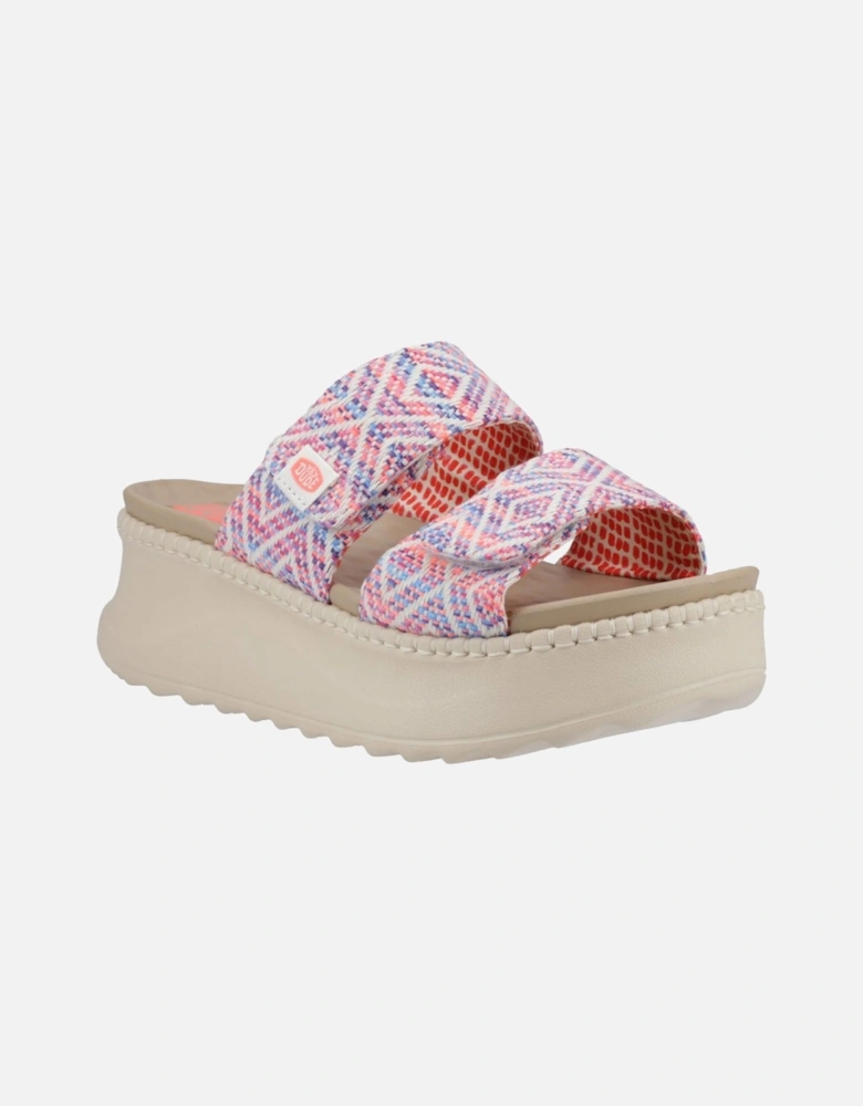 Delray Slide Surf Baja Womens Platform Sandals