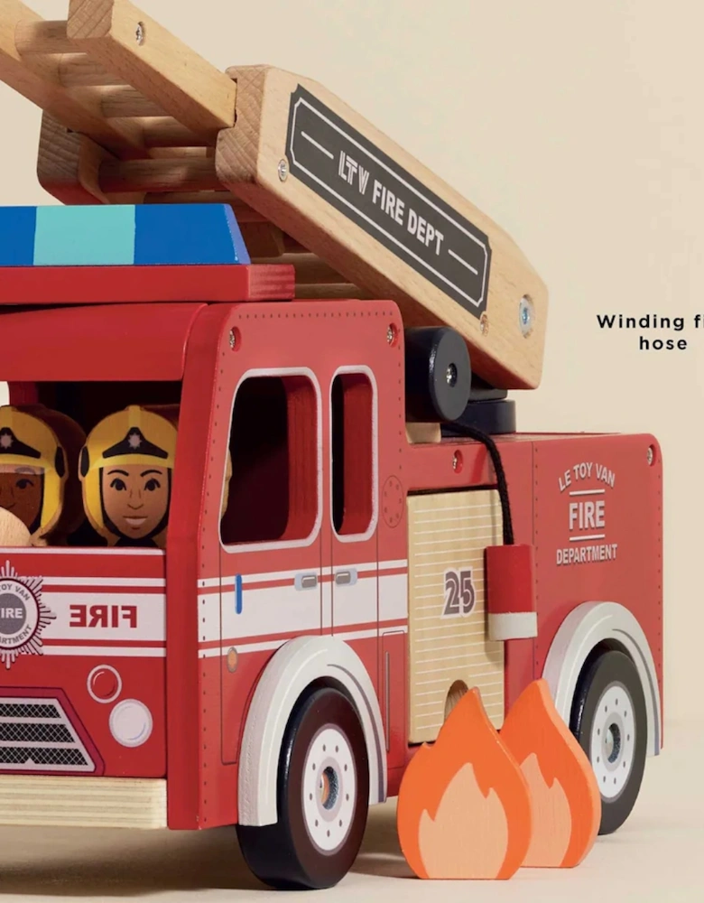 Fire Engine with Firefighters
