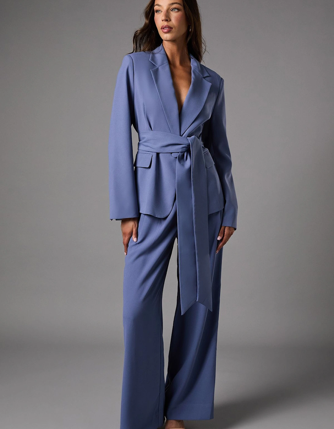 Pleat Front Wide Leg Trouser, 2 of 1