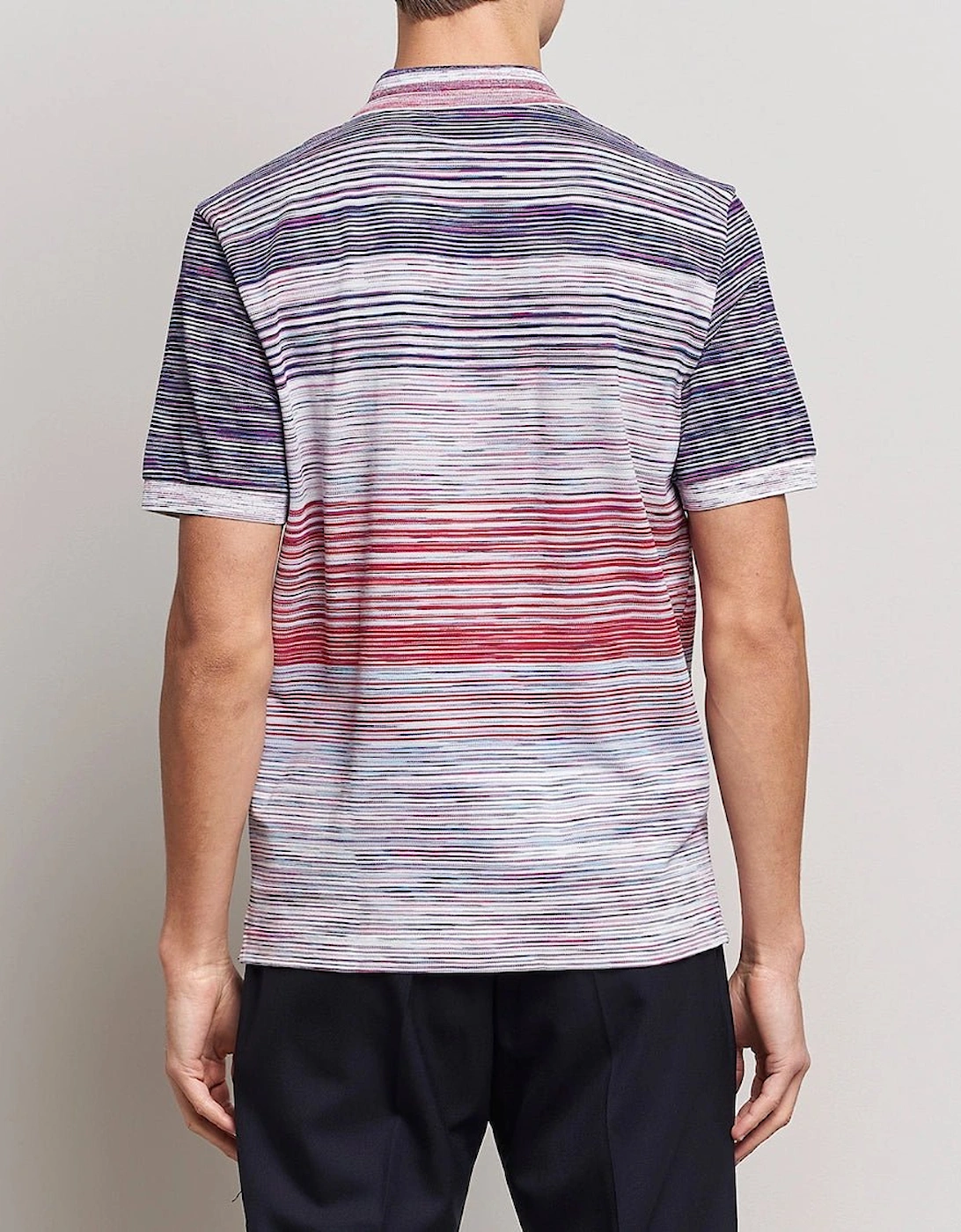 Space Dye Short Sleeve Polo Shirt