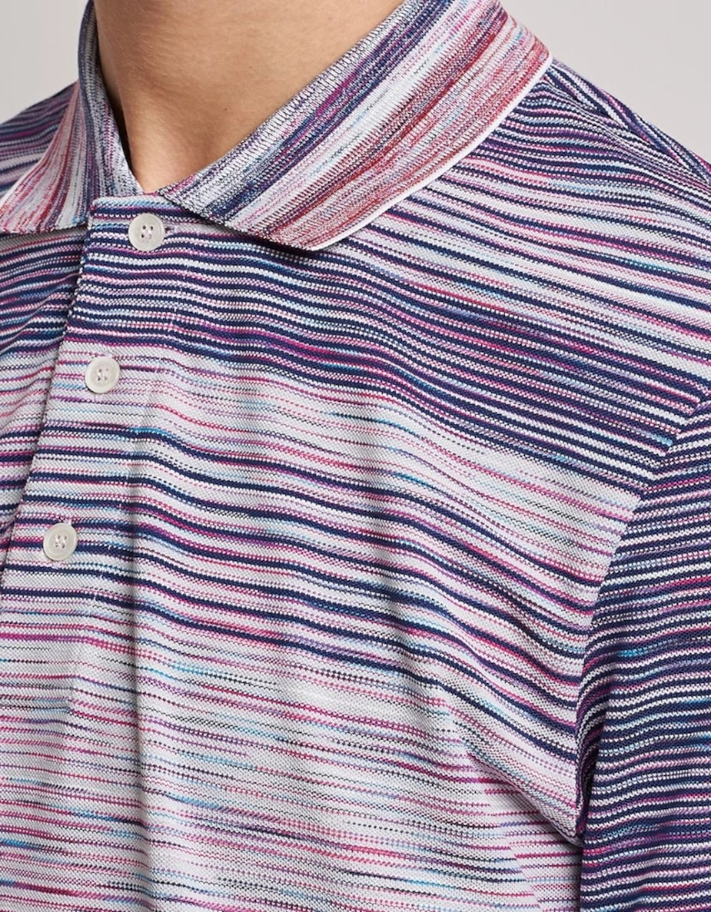 Space Dye Short Sleeve Polo Shirt