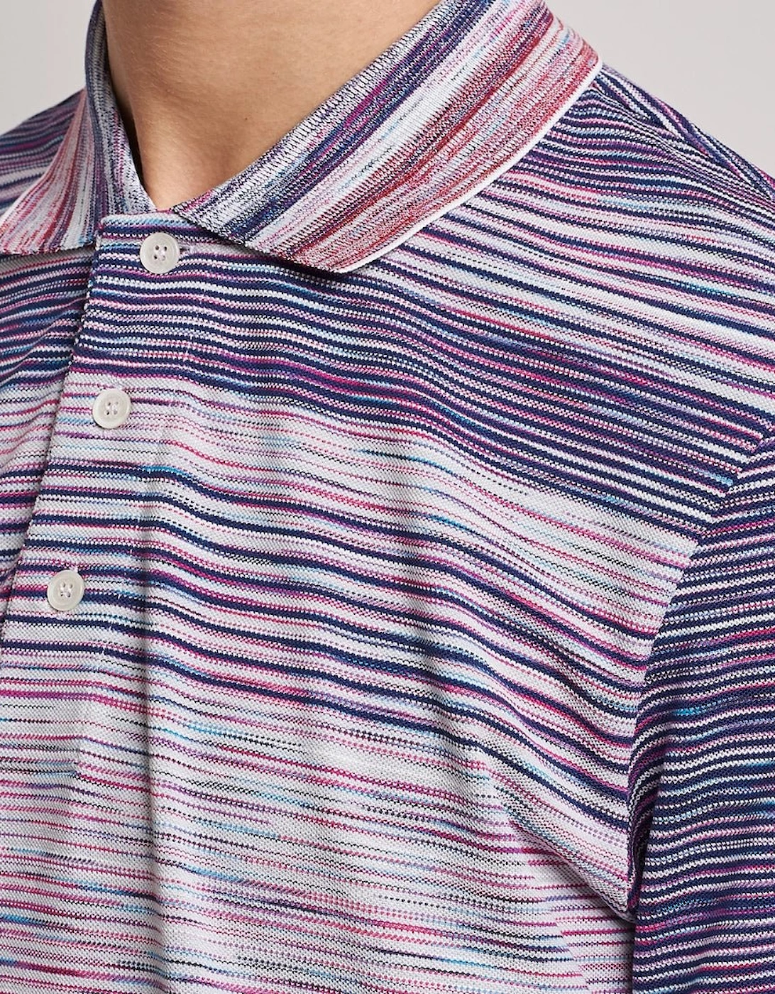 Space Dye Short Sleeve Polo Shirt