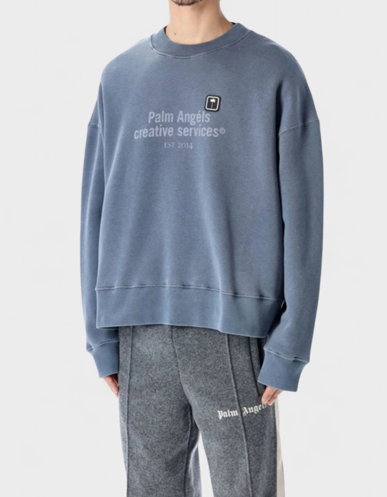 Creative Services Crewneck Sweater Navy Blue
