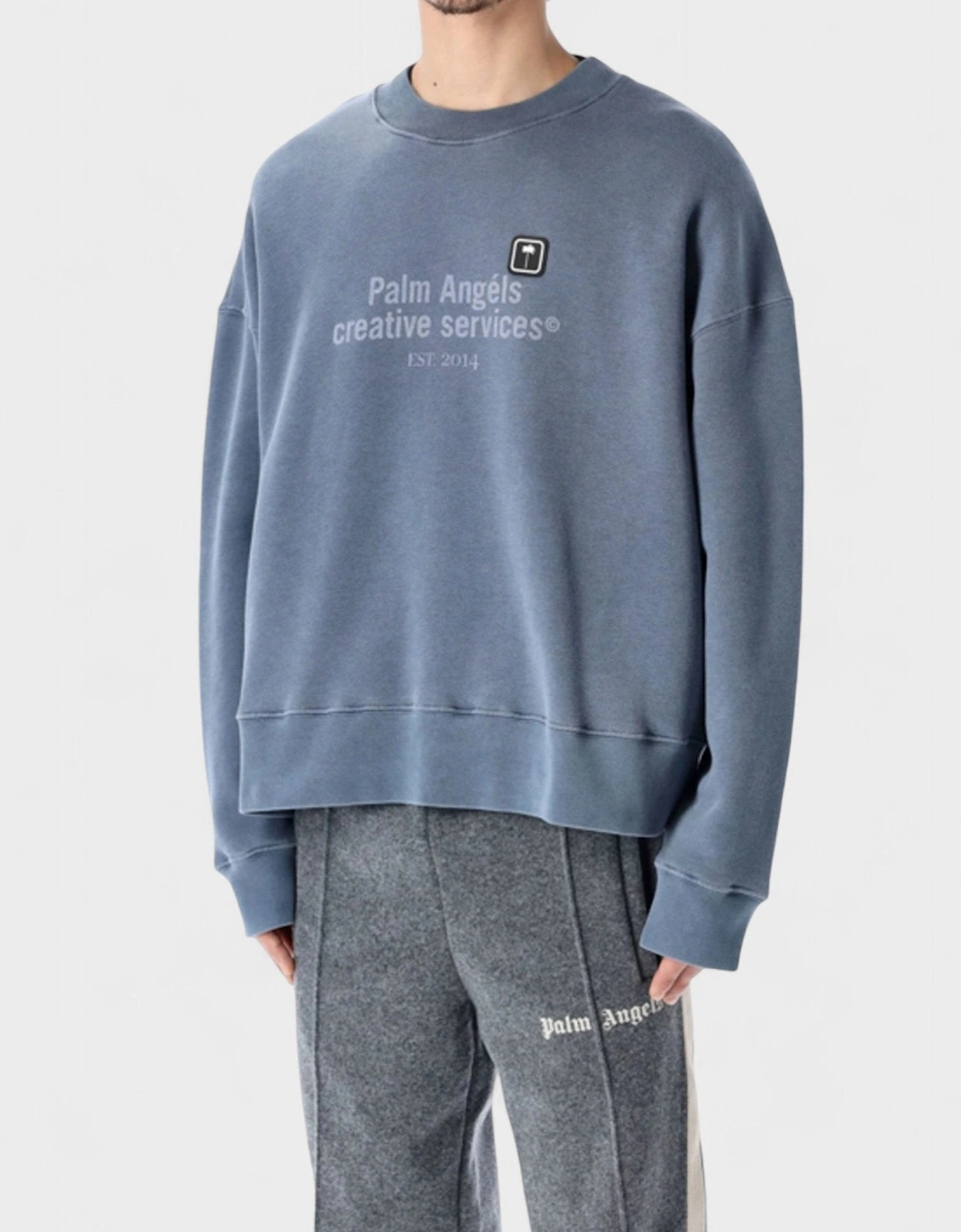 Creative Services Crewneck Sweater Navy Blue