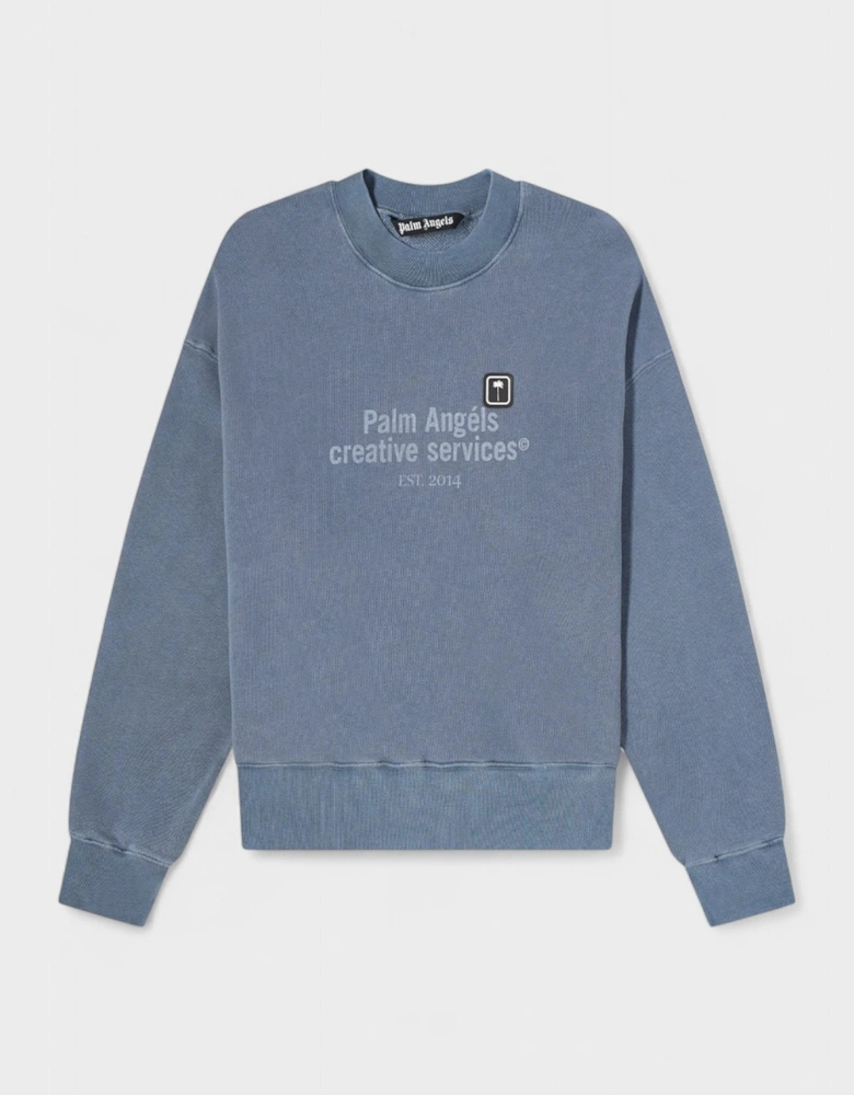 Creative Services Crewneck Sweater Navy Blue