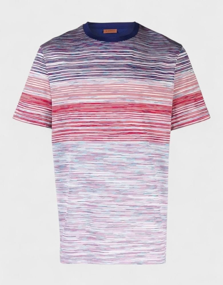 All-Over Print T Shirt Red Multi