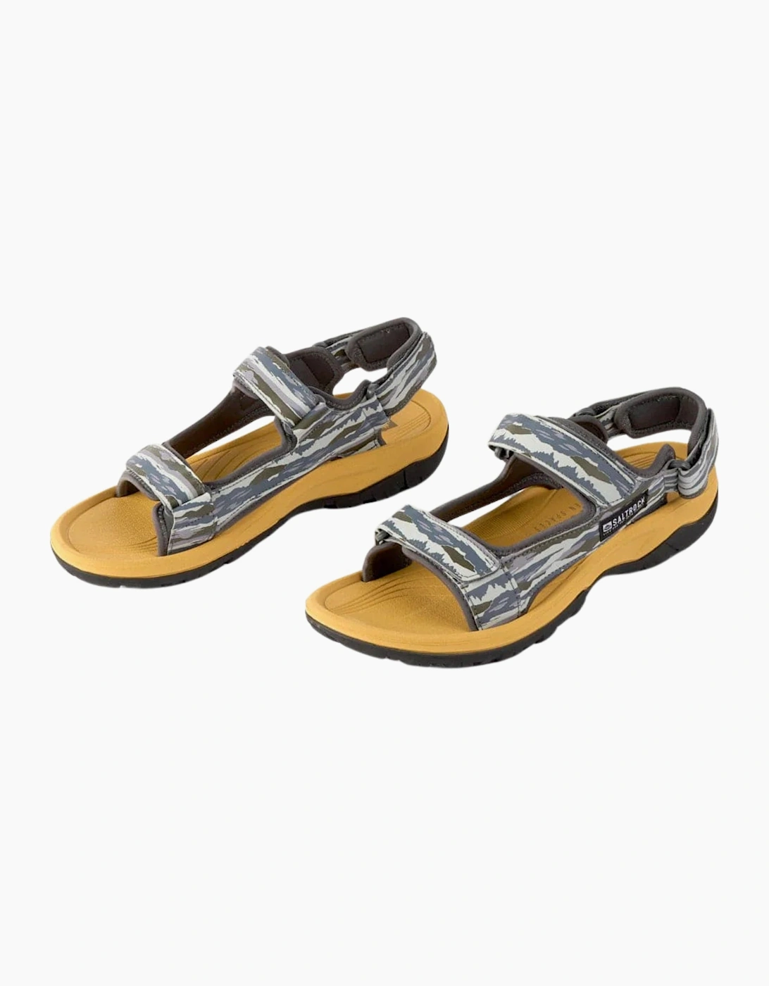 Saltrock Men's Saltrock Mens Walkabout Camo Stripe Sandals - Green