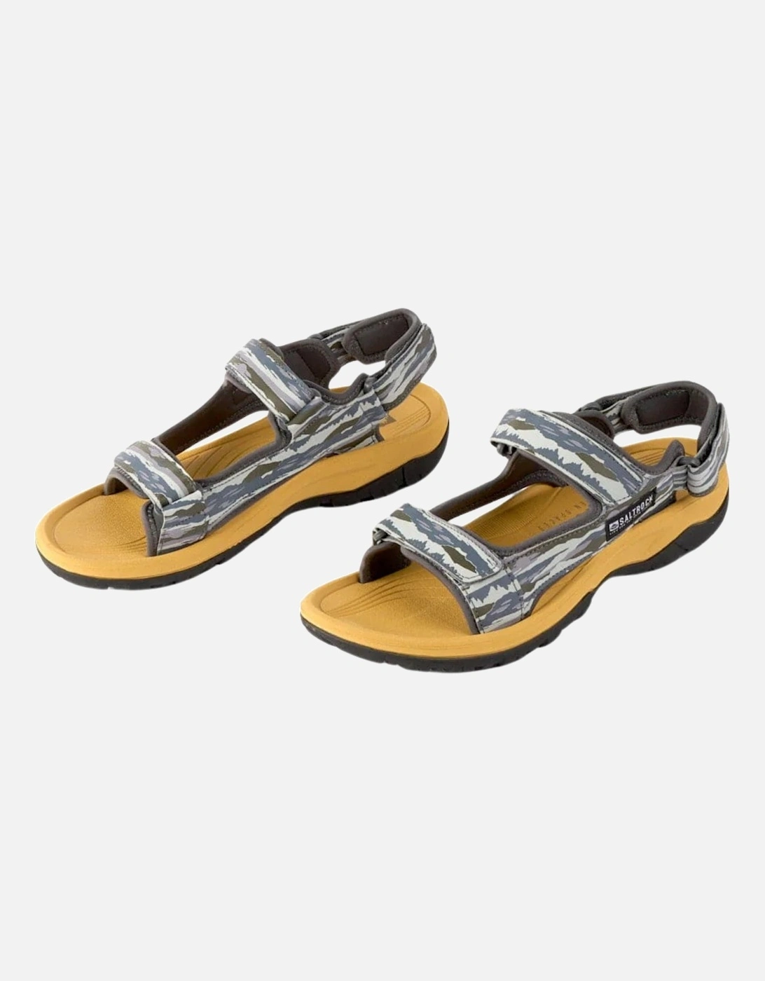 Mens Walkabout Camo Stripe Sandals, 2 of 1