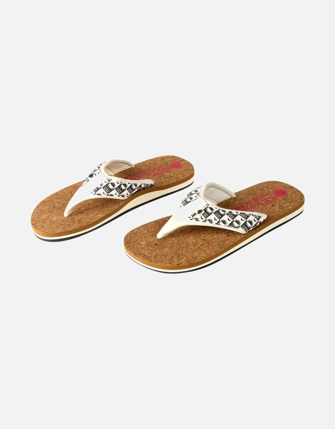 Womens Equinox Cork Flip Flops, 2 of 1