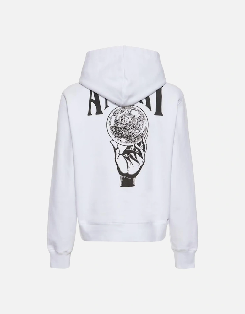 CRYSTAL BALL HOODIE WHITE